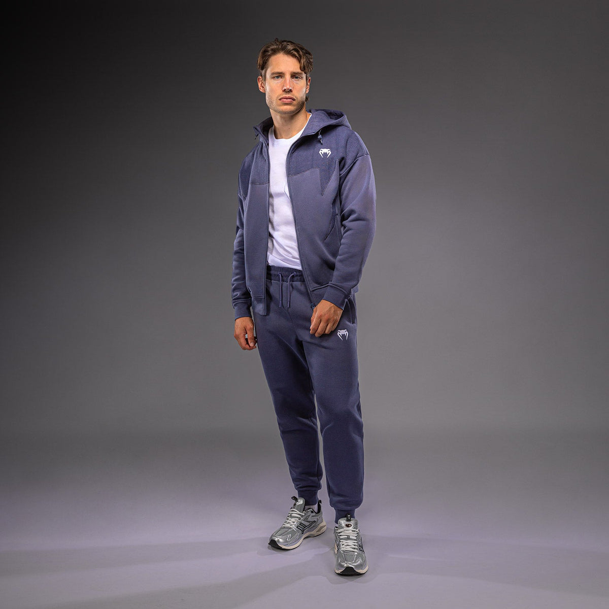 Venum Attack Fleece & Weave Track Jacket - Blue  product-type_Sweatshirts Venum