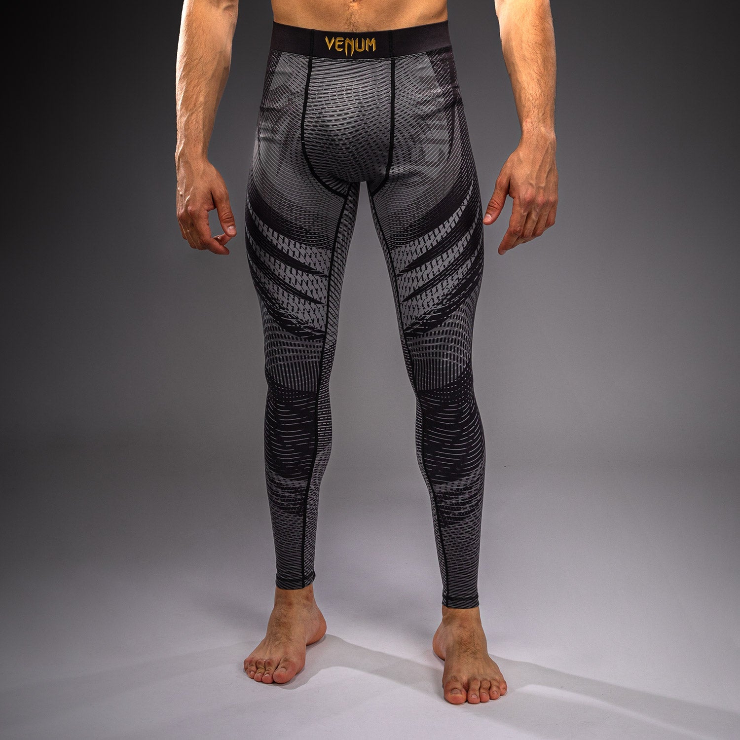 Venum Galactic 3.0 Spats - Black/Gold  product-type_Compression Pants Venum
