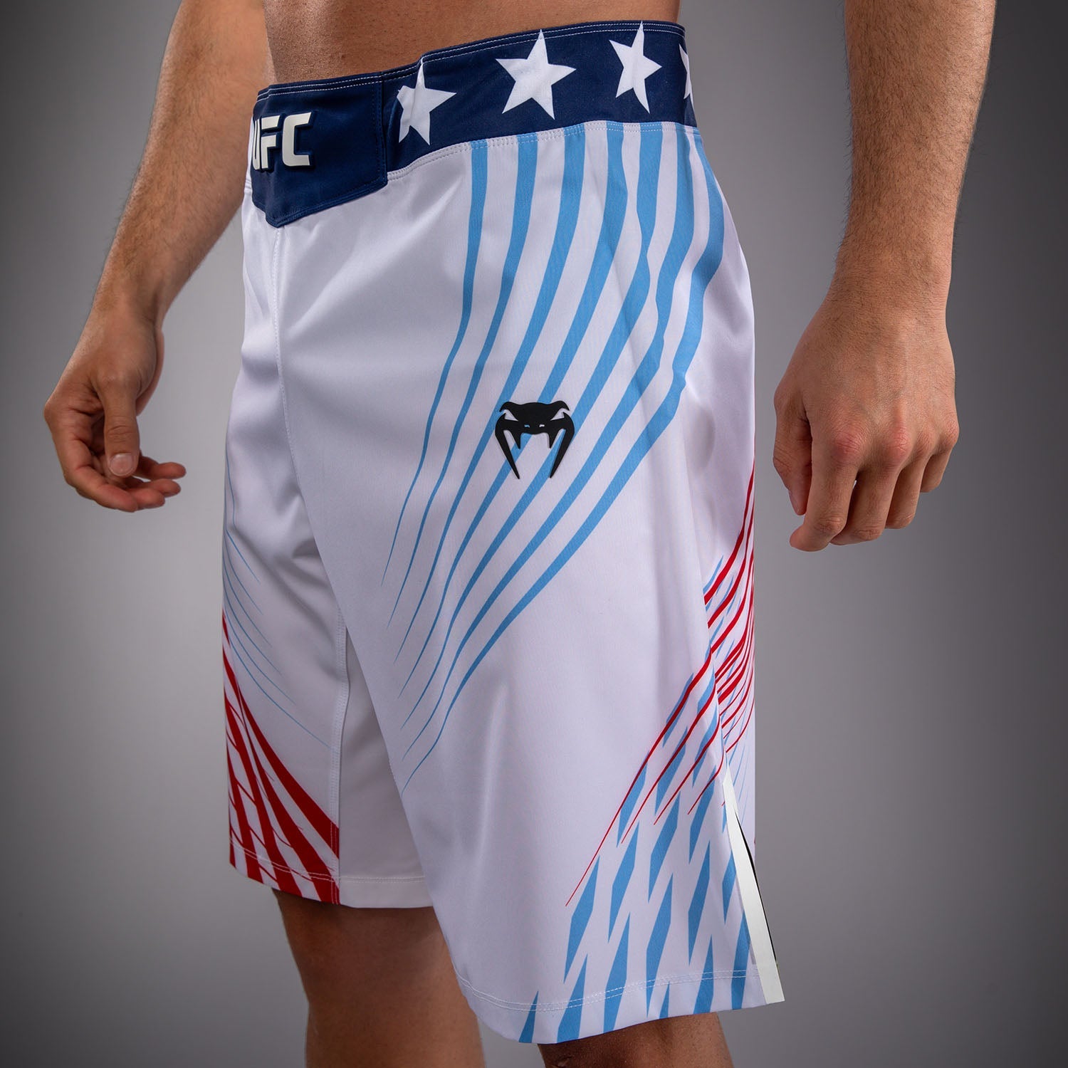 Men's UFC Freedom 250 by Venum Authentic Fight Night Long Fit Fight Short