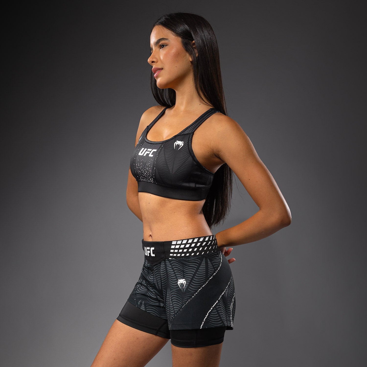 Women's UFC Zenith by Venum Black Authentic Fight Night Sports Bra  product-type_Sports bras Venum