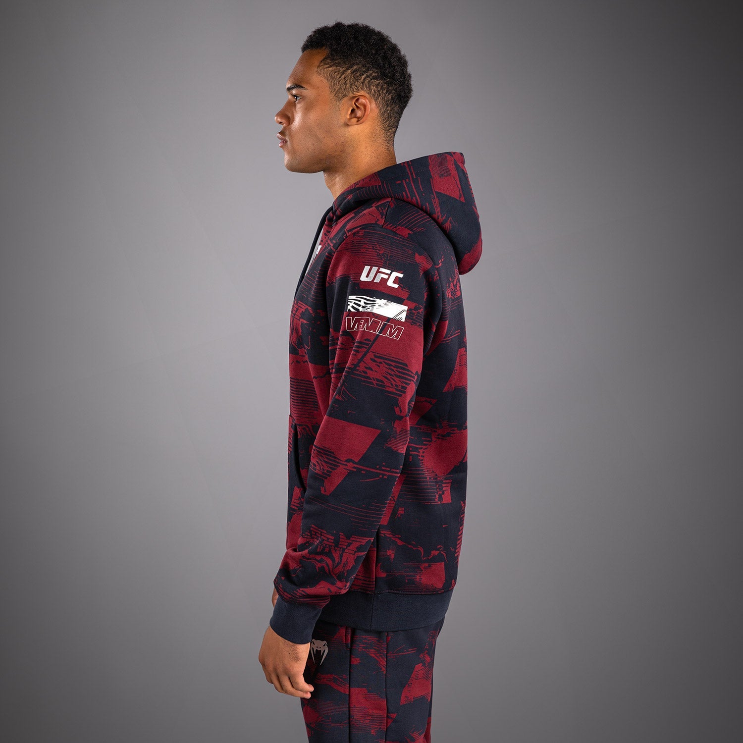 Men's UFC Zenith by Venum Burgundy Authentic Fight Week Pullover Hoodie  product-type_Sweatshirts Venum