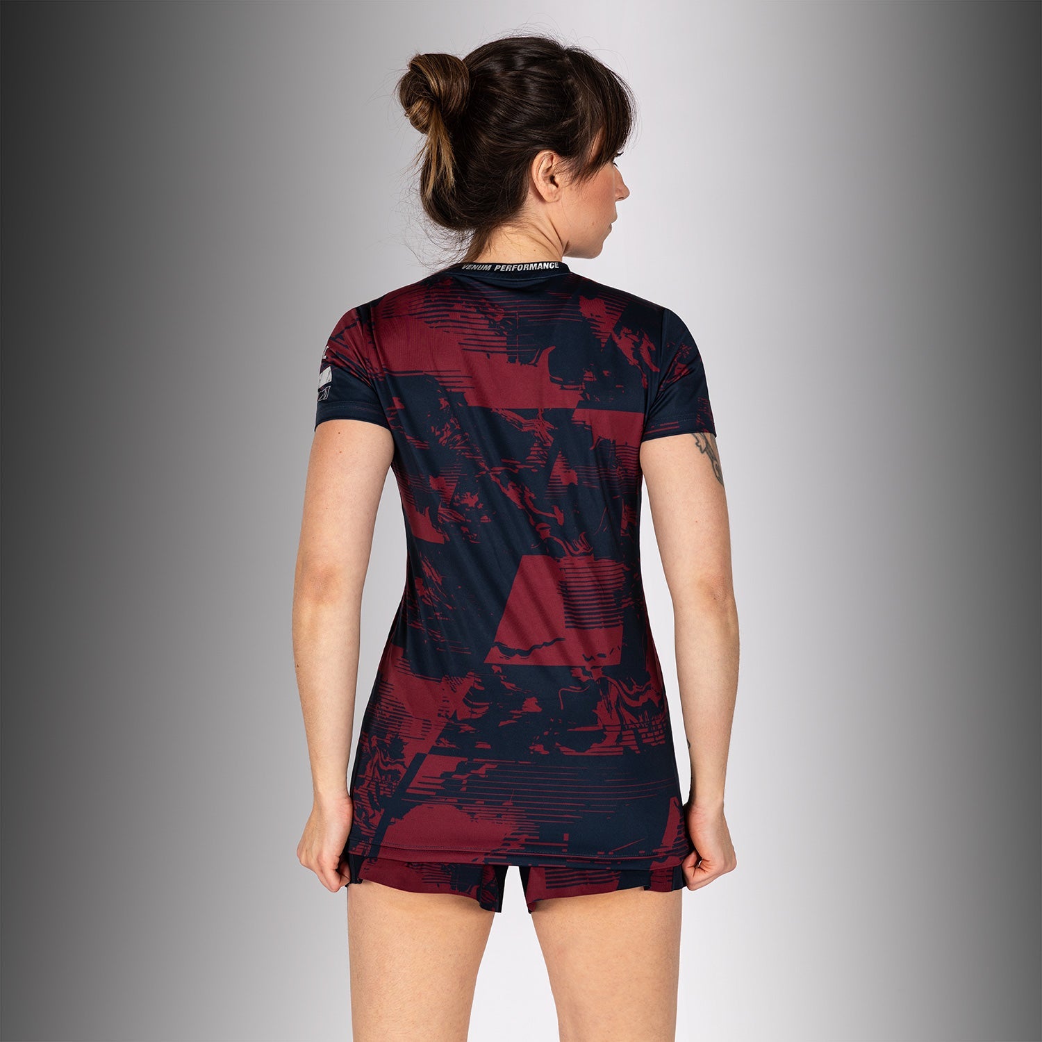 Women’s UFC Zenith by Venum Burgundy Authentic Fight Week Performance Short Sleeve T-Shirt  product-type_Dry Tech T-Shirts Venum