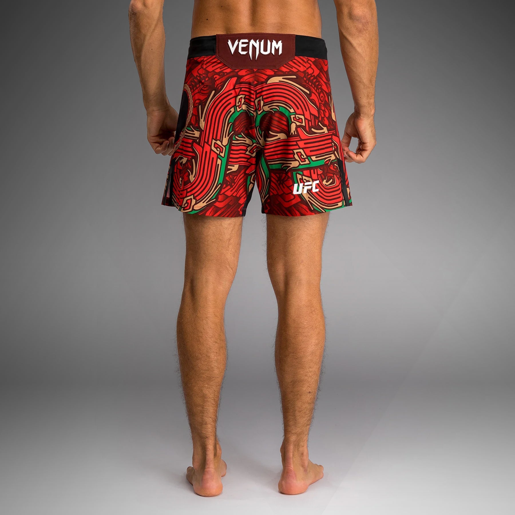 Men's UFC Unrivaled by Venum Red Brandon Moreno Short Fit Fight Short