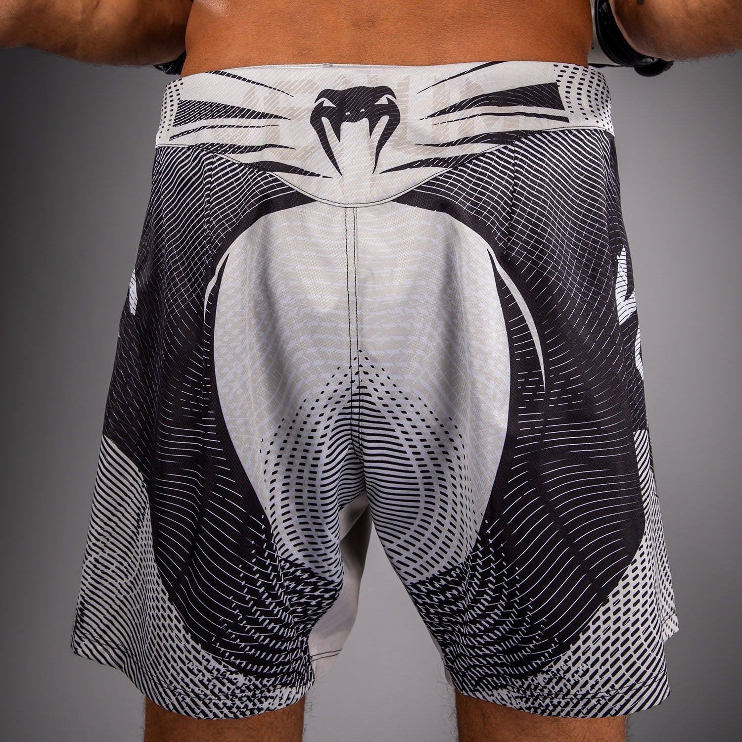 Venum Galactic 3.0 Fight Shorts - Off-White/Black  product-type_MMA Shorts Venum