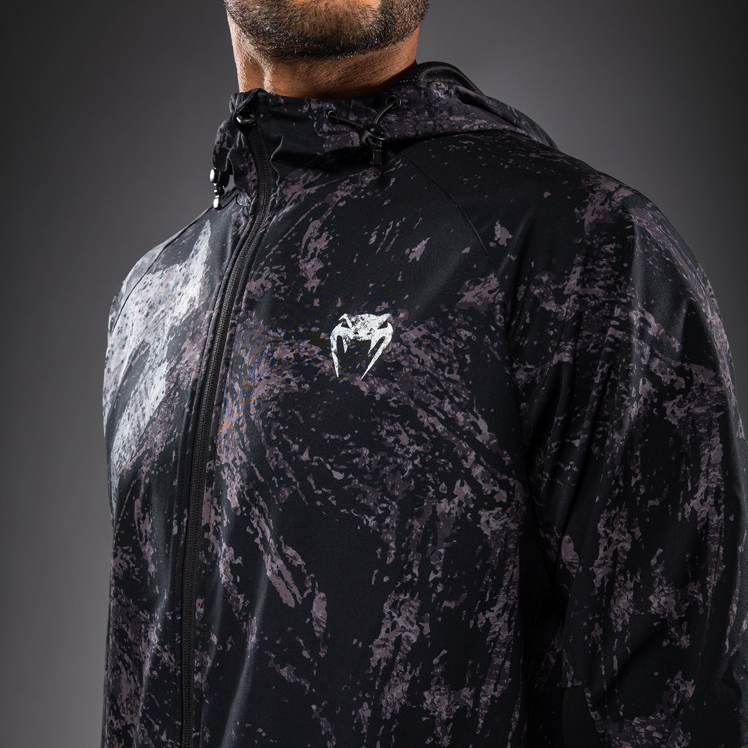 Venum Rage & Workout Track Jacket - Black/Grey  product-type_Jackets Venum