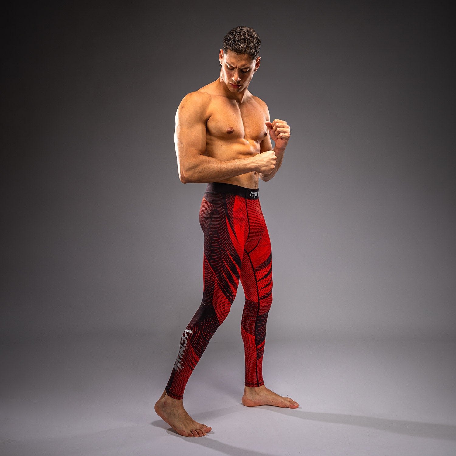 Venum Galactic 3.0 Spats - Red/Silver  product-type_Compression Pants Venum