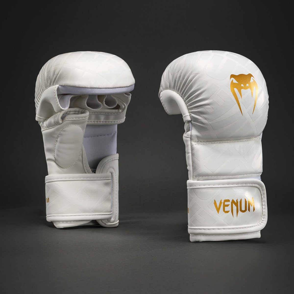 Venum Contender 1.5 XT 3D Sparring Gloves - White/Gold  product-type_MMA Gloves Venum