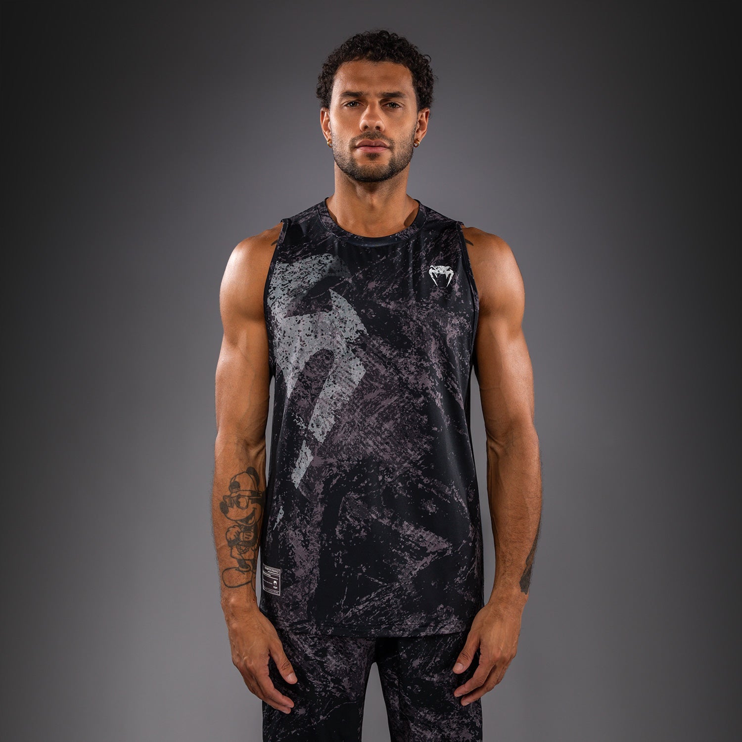 Venum Rage & Workout Dry Tech Tank Top - Black/Grey  product-type_Tank tops Venum