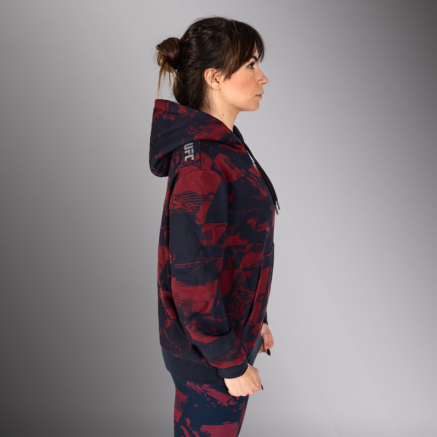 Women's UFC Zenith by Venum Burgundy Authentic Fight Week Pullover Hoodie  product-type_Sweatshirts Venum