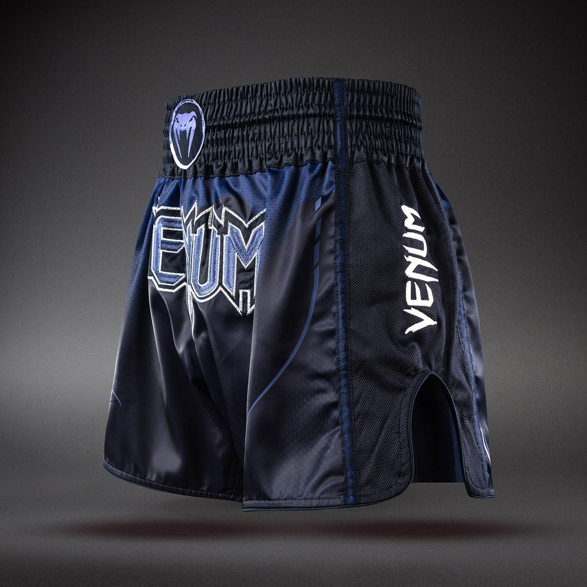 Venum G-Core Muay Thai Shorts - Navy Blue/White  product-type_Muay Thai Shorts Venum