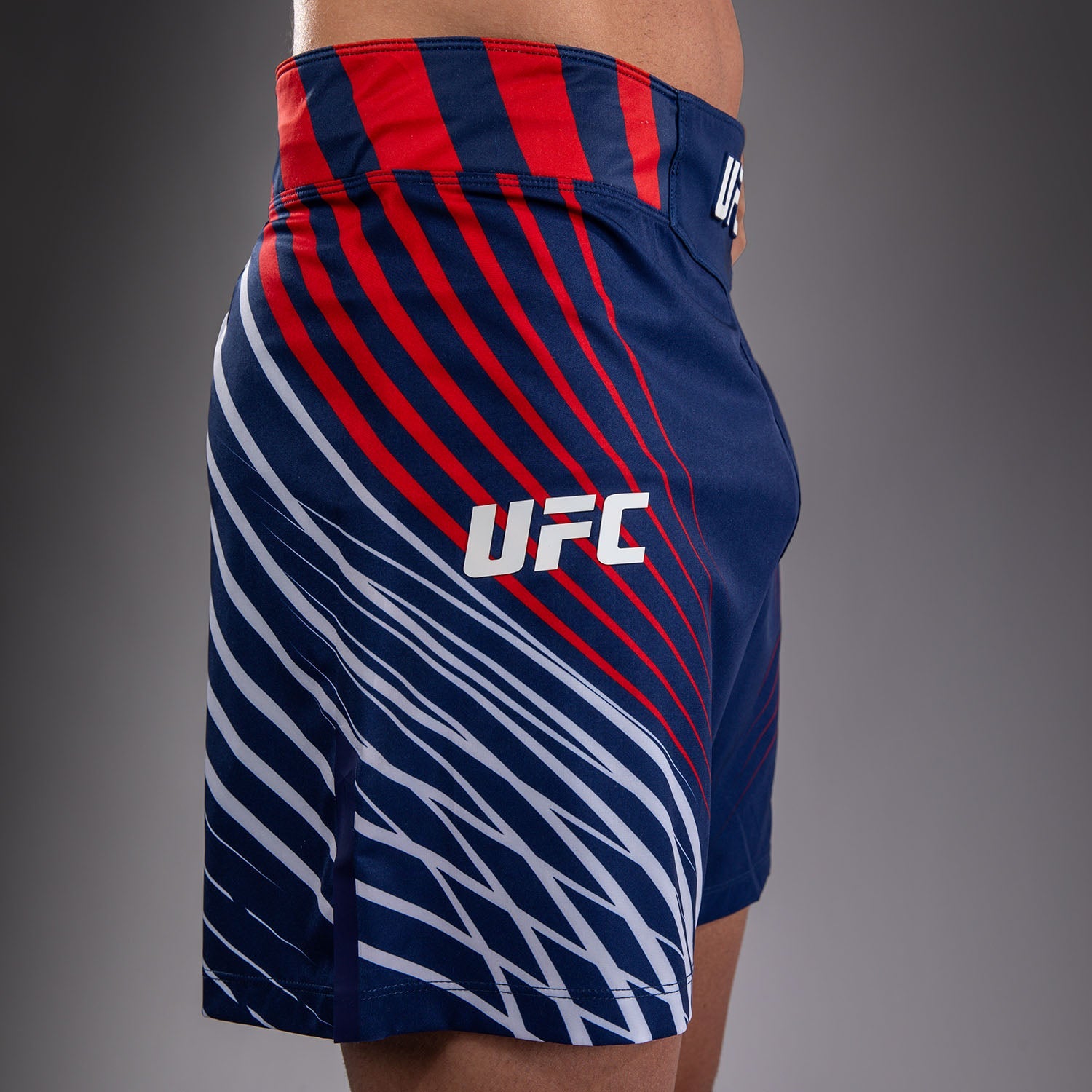 Men's UFC Freedom 250 by Venum Blue Authentic Fight Night Short Fit Fight Short - Fighter