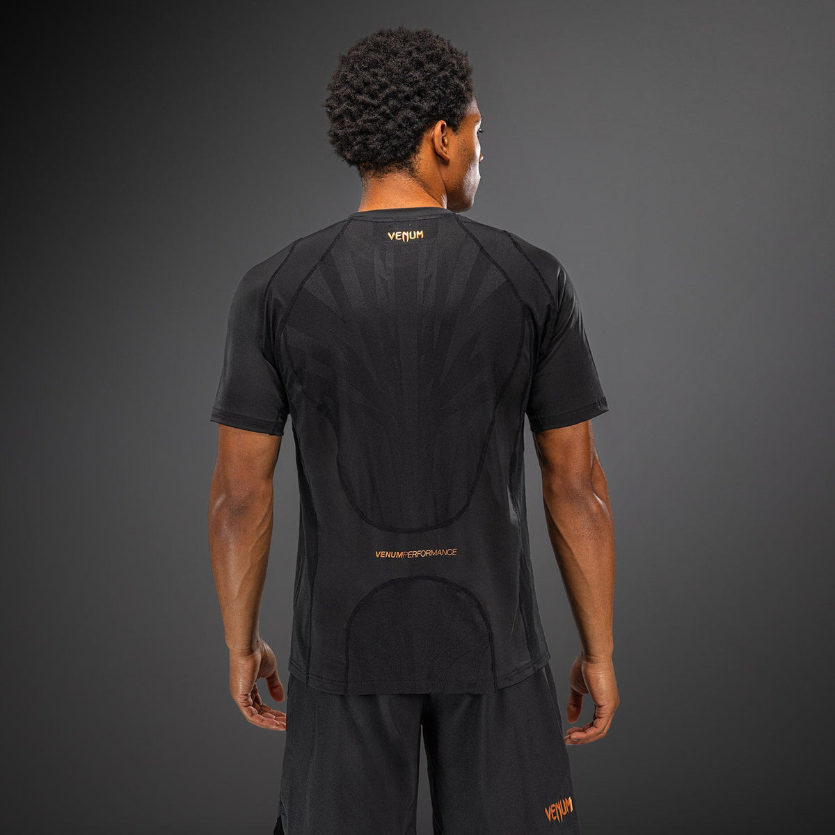 Venum G-Fit Revolution Dry Tech T-Shirt - Black/Copper  product-type_Dry Tech T-Shirts Venum
