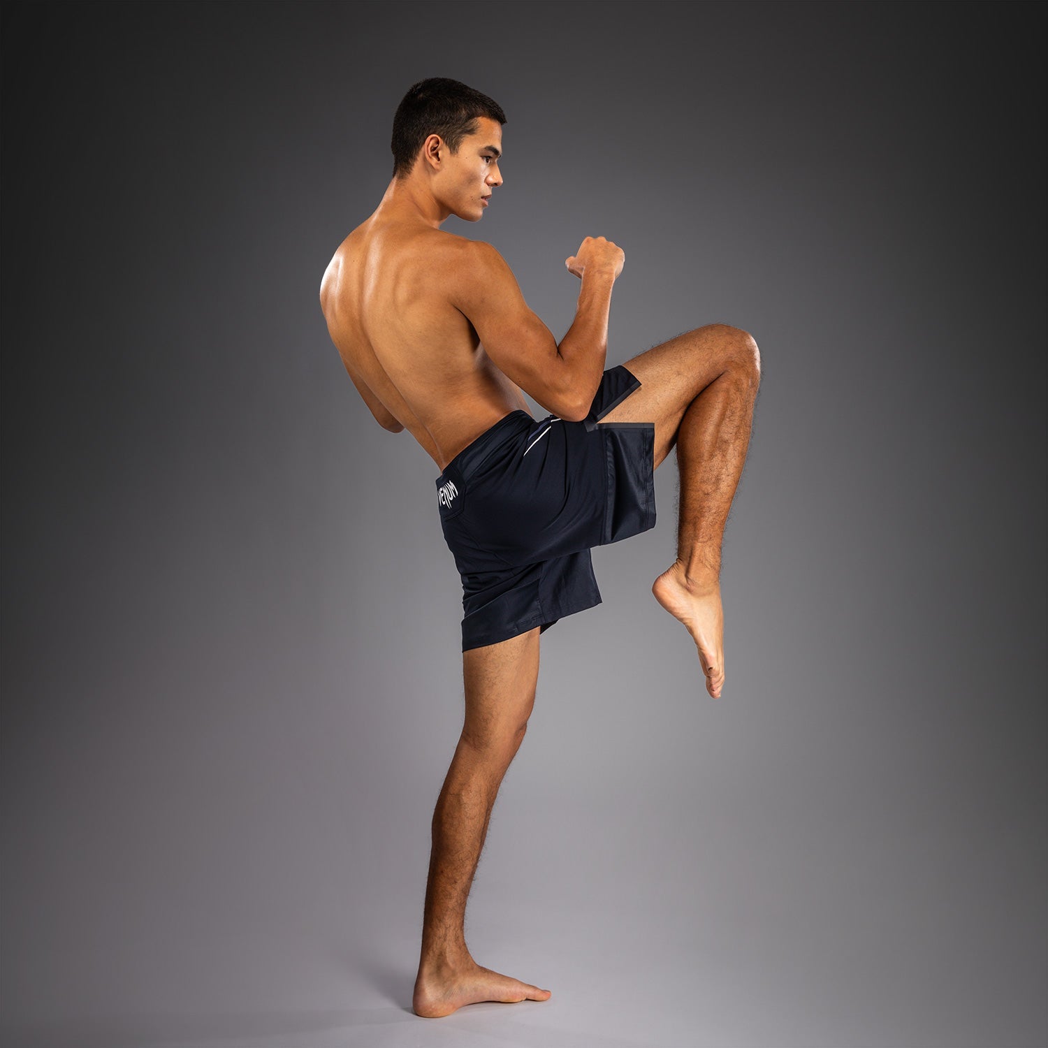 Venum G-Core Fight Shorts - Navy Blue/White  product-type_MMA Shorts Venum
