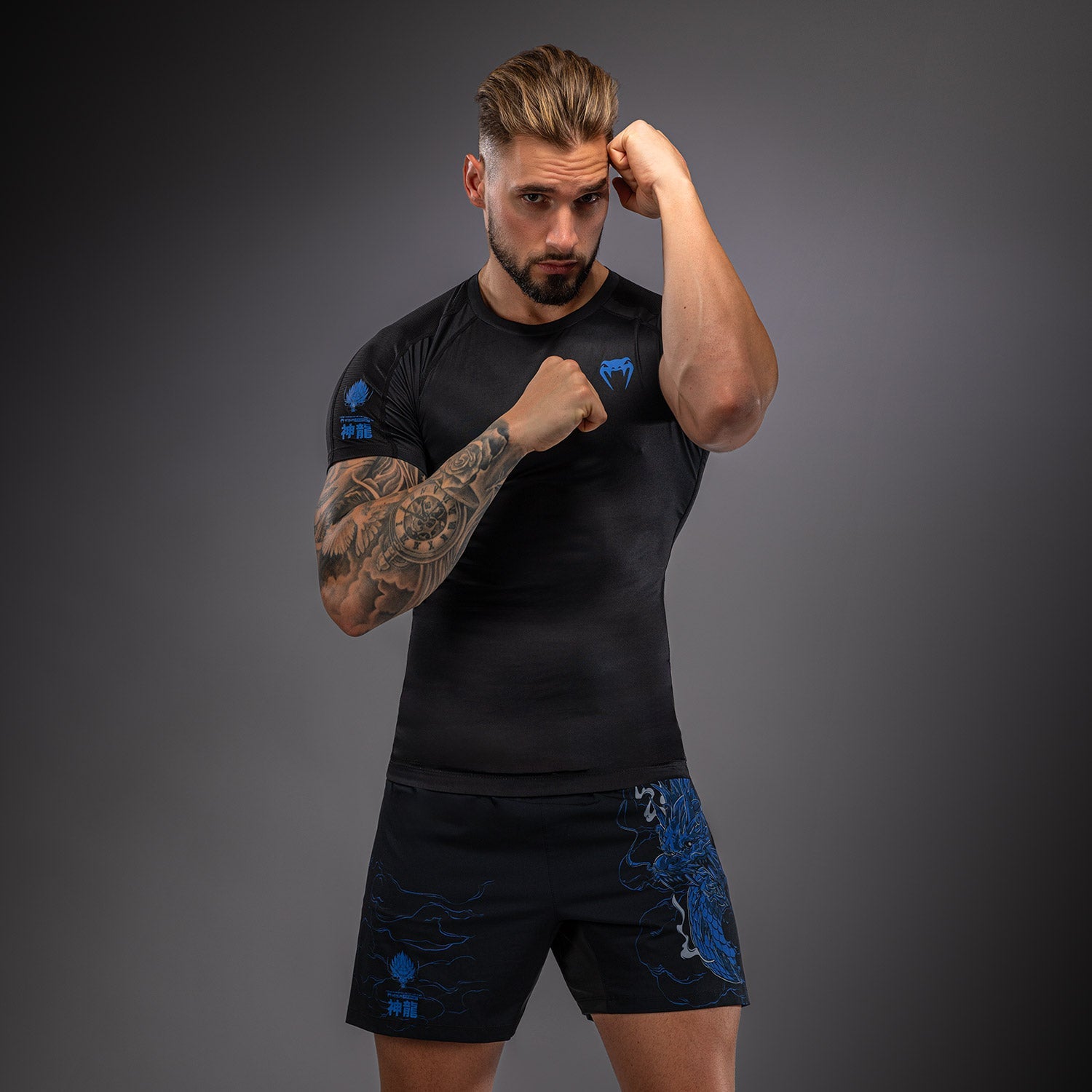Venum Thunder Dragon Short Sleeves Rashguard
