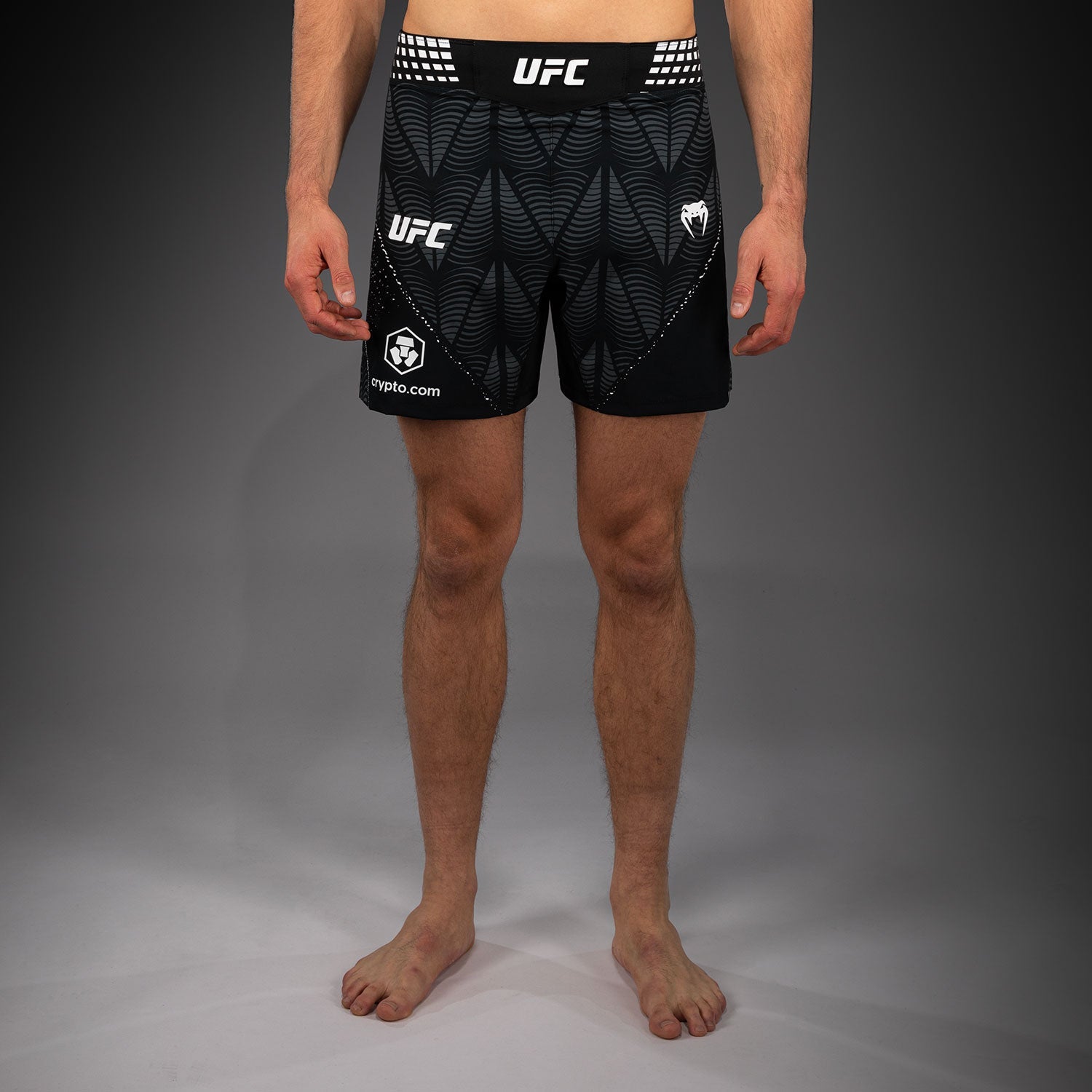 Men's UFC Zenith by Venum Black Authentic Fight Night Gladiator Fight Short Personalized