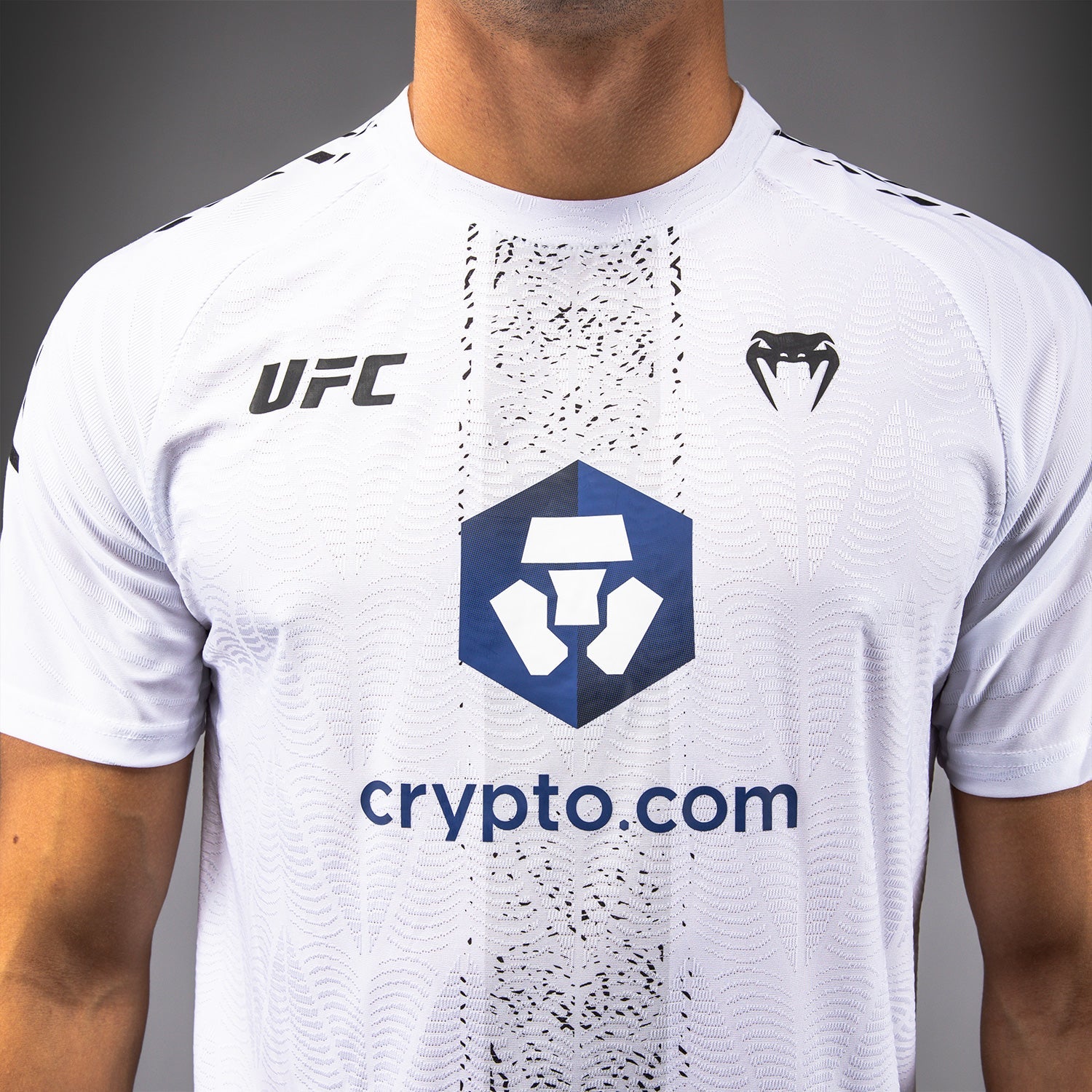 Men's UFC Zenith by Venum White Authentic Fight Night Walkout Jersey Personalized