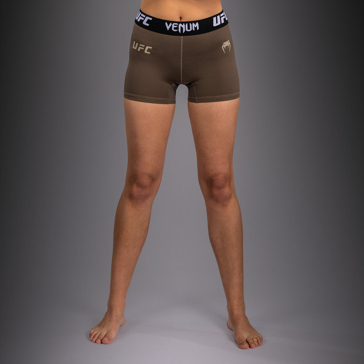Venum UFC Unity by Venum Authentic Fight Week Women's Performance Vale Tudo Short - Brown  product-type_Compression shorts Venum