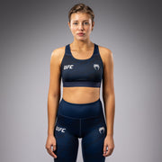 UFC Fusion by Venum Fight Week Women's Sports Bra - Oceanic Blue