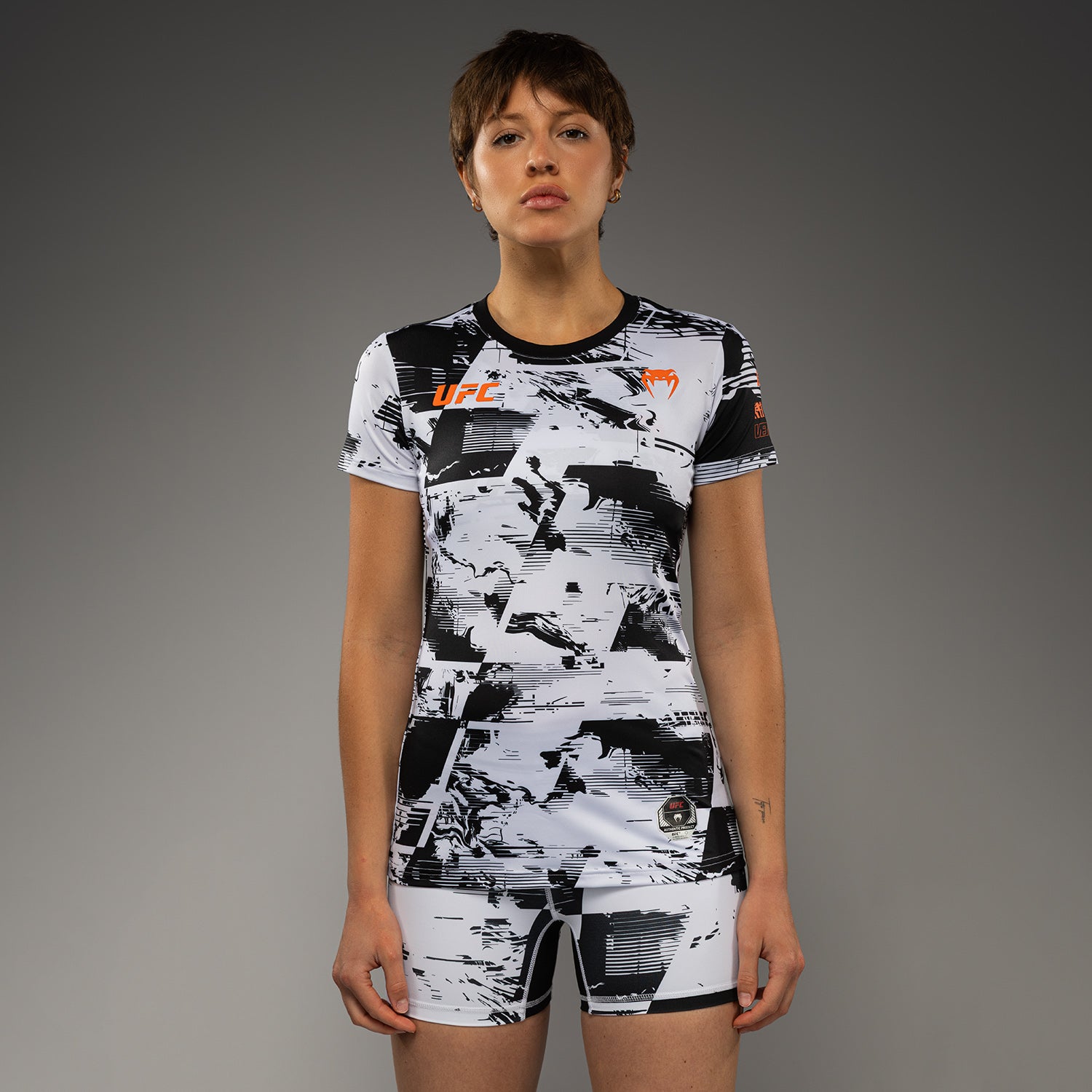 Women’s UFC Zenith by Venum White Authentic Fight Week Performance Short Sleeve T-Shirt  product-type_Dry Tech T-Shirts Venum