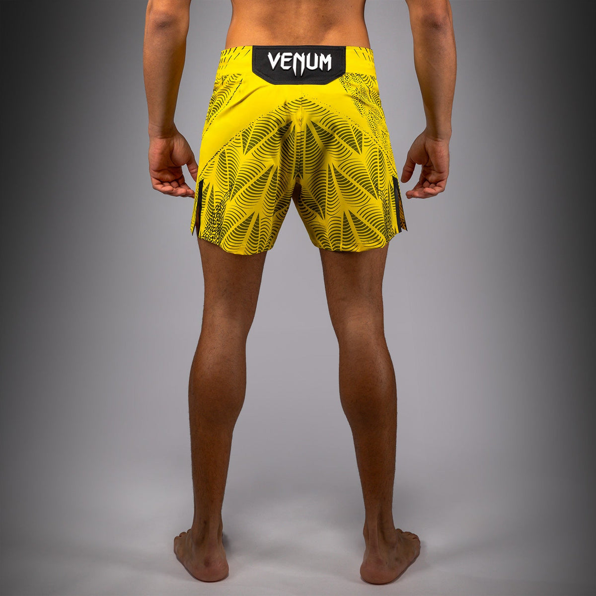 Men's UFC Zenith by Venum Yellow Authentic Fight Night Short Fit Fight Short  product-type_MMA Shorts Venum