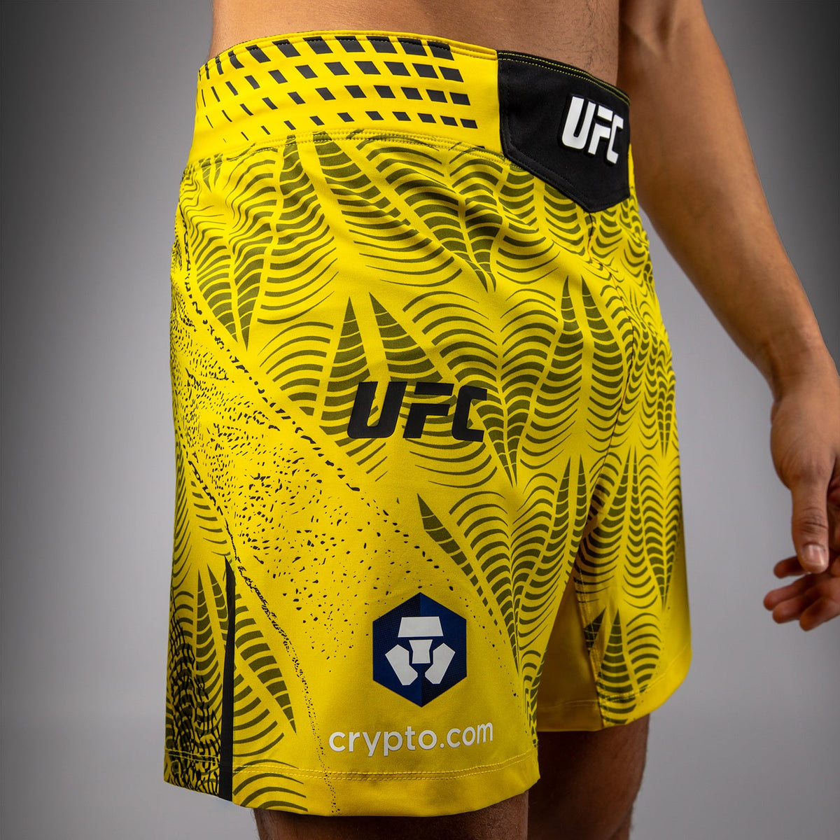 Men's UFC Zenith by Venum Yellow Authentic Fight Night Short Fit Fight Short  product-type_MMA Shorts Venum
