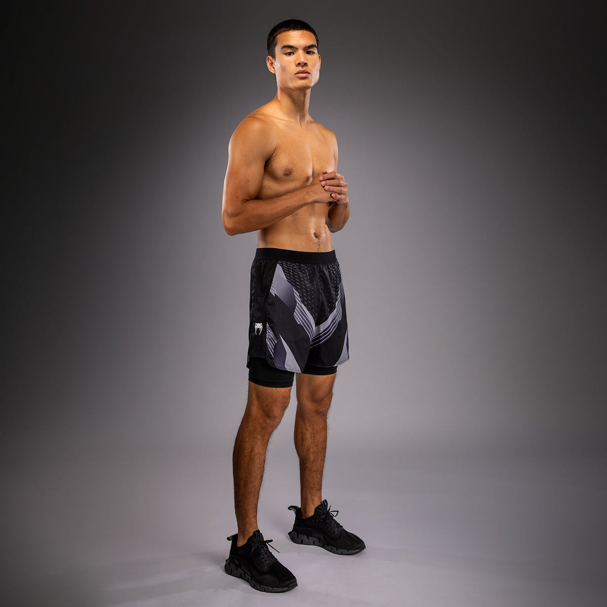 Venum No-Gi 6.0 Training Shorts - Black/White  product-type_Training shorts Venum