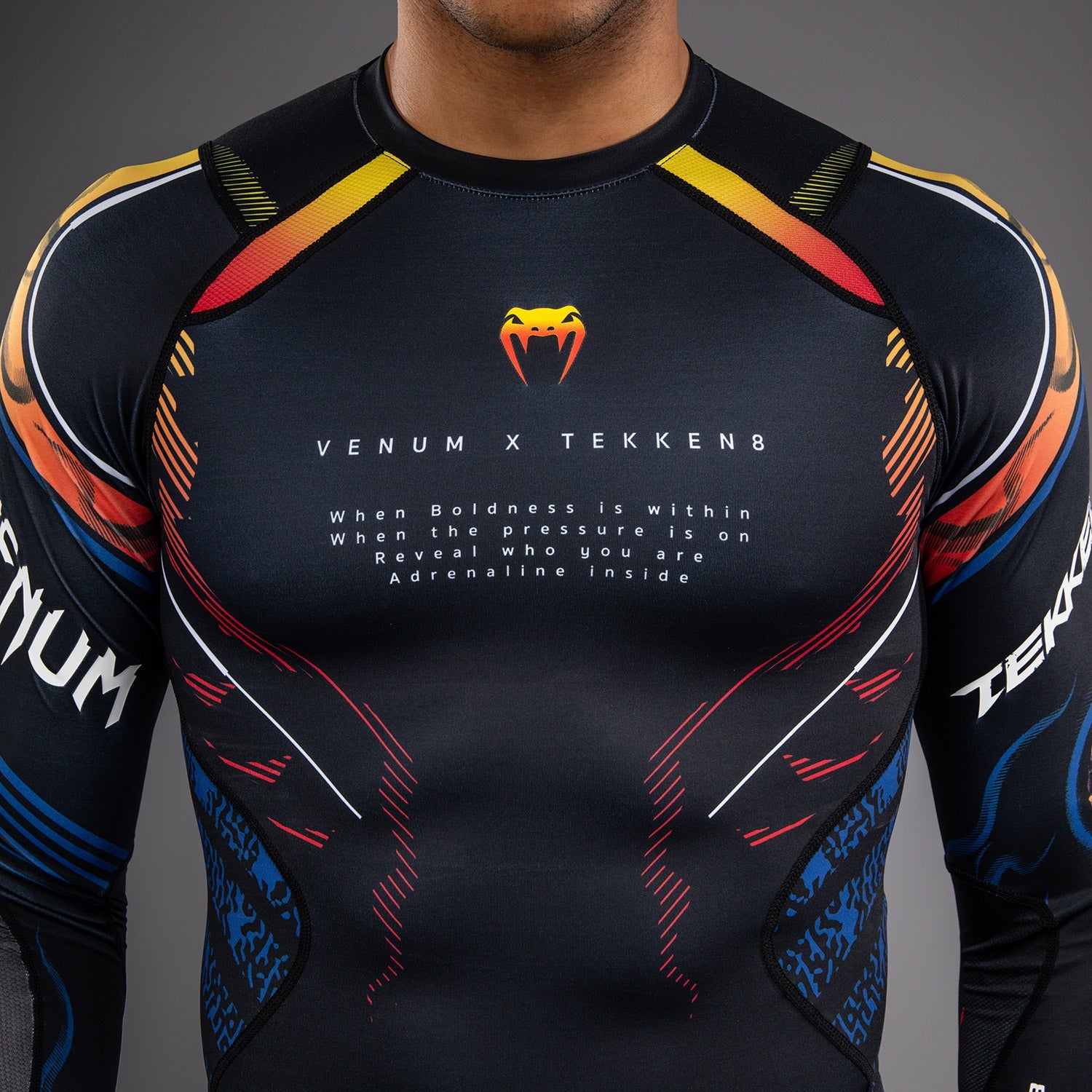 Venum x TEKKEN 8 Long Sleeve Rashguard - Yoshimitsu