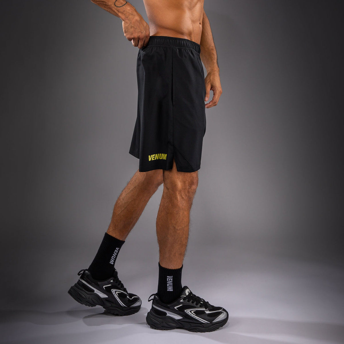 Venum Contender Training Shorts - Black/Gold  product-type_Training shorts Venum