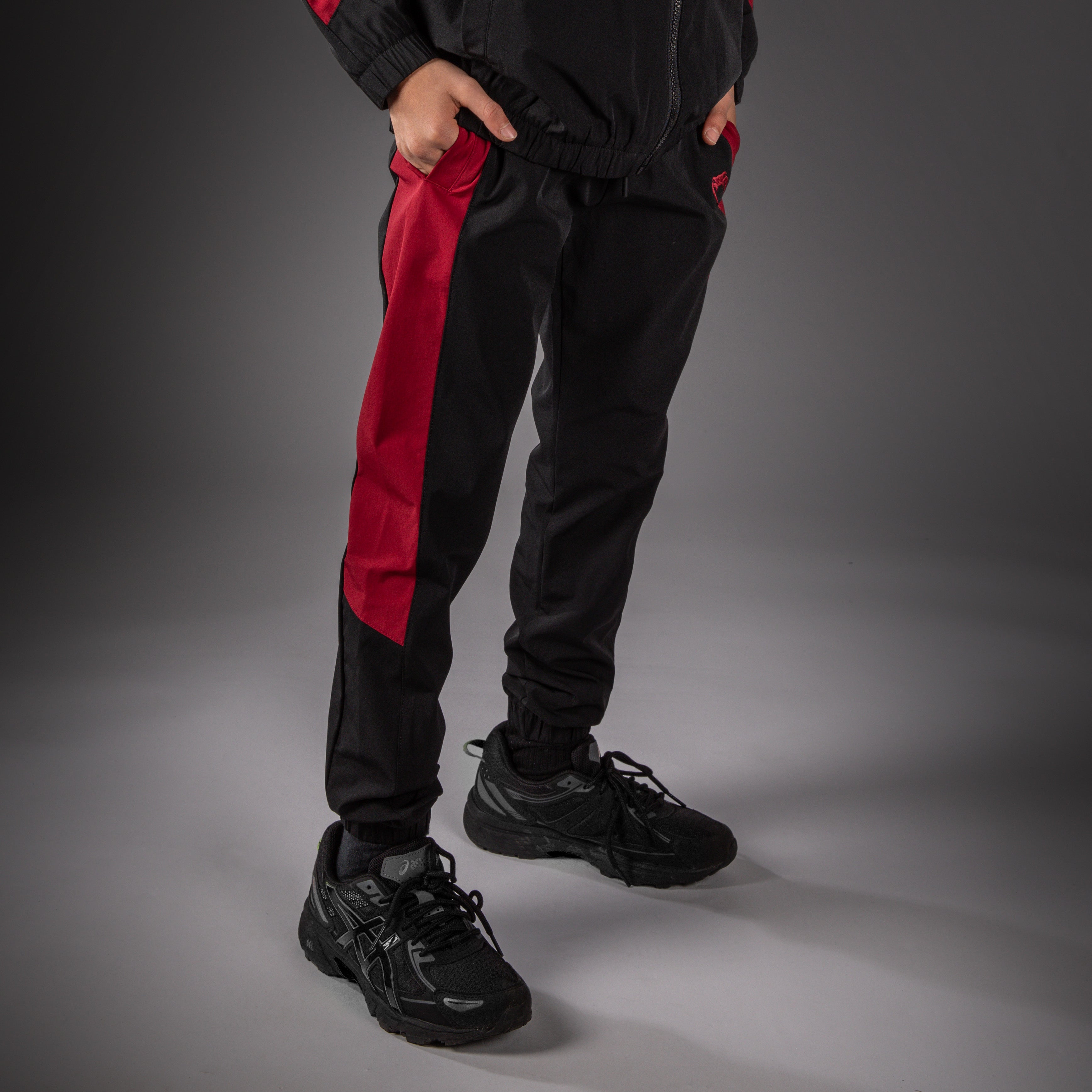 Venum Vectra Kids Joggers - Black/Red  product-type_Jogging Pants Venum