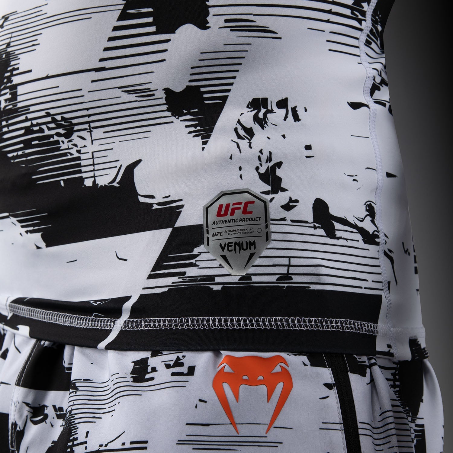Men's UFC Zenith by Venum White Authentic Fight Week Performance Long Sleeve Rashguard  product-type_Compression T-Shirts Venum