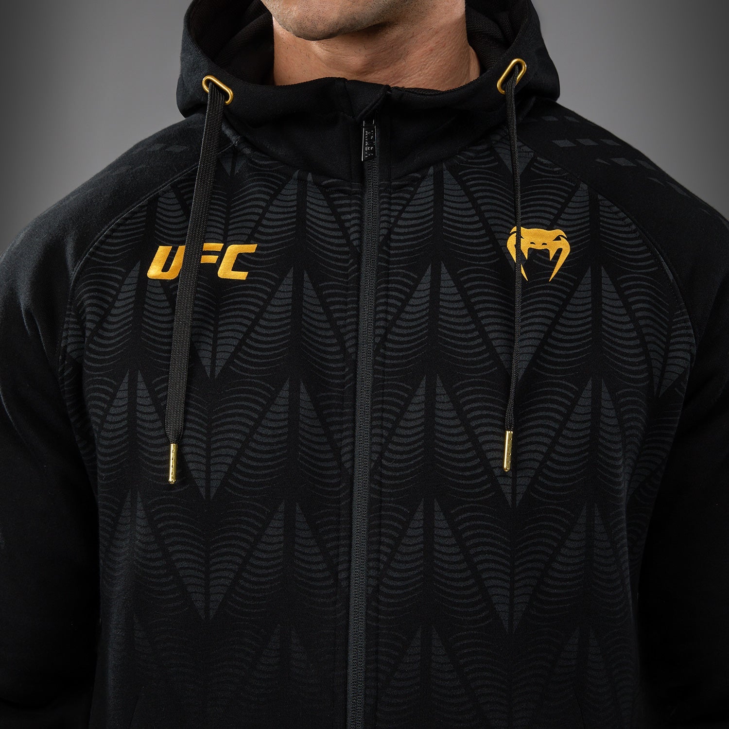 Men's UFC Zenith by Venum Replica Champion Zip Hoodie Personalized