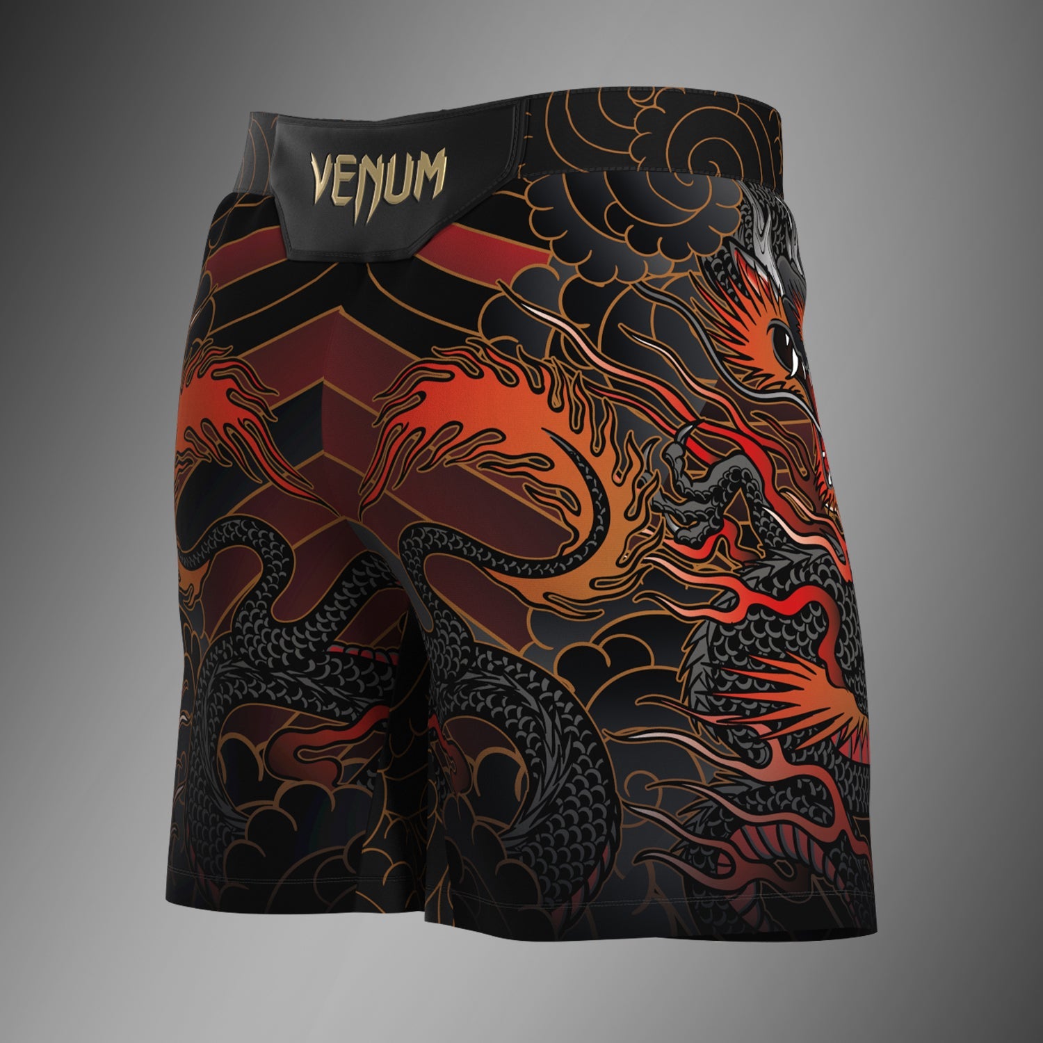 Men's UFC Unrivaled by Venum Red Alexandre Pantoja Short fit Fight short