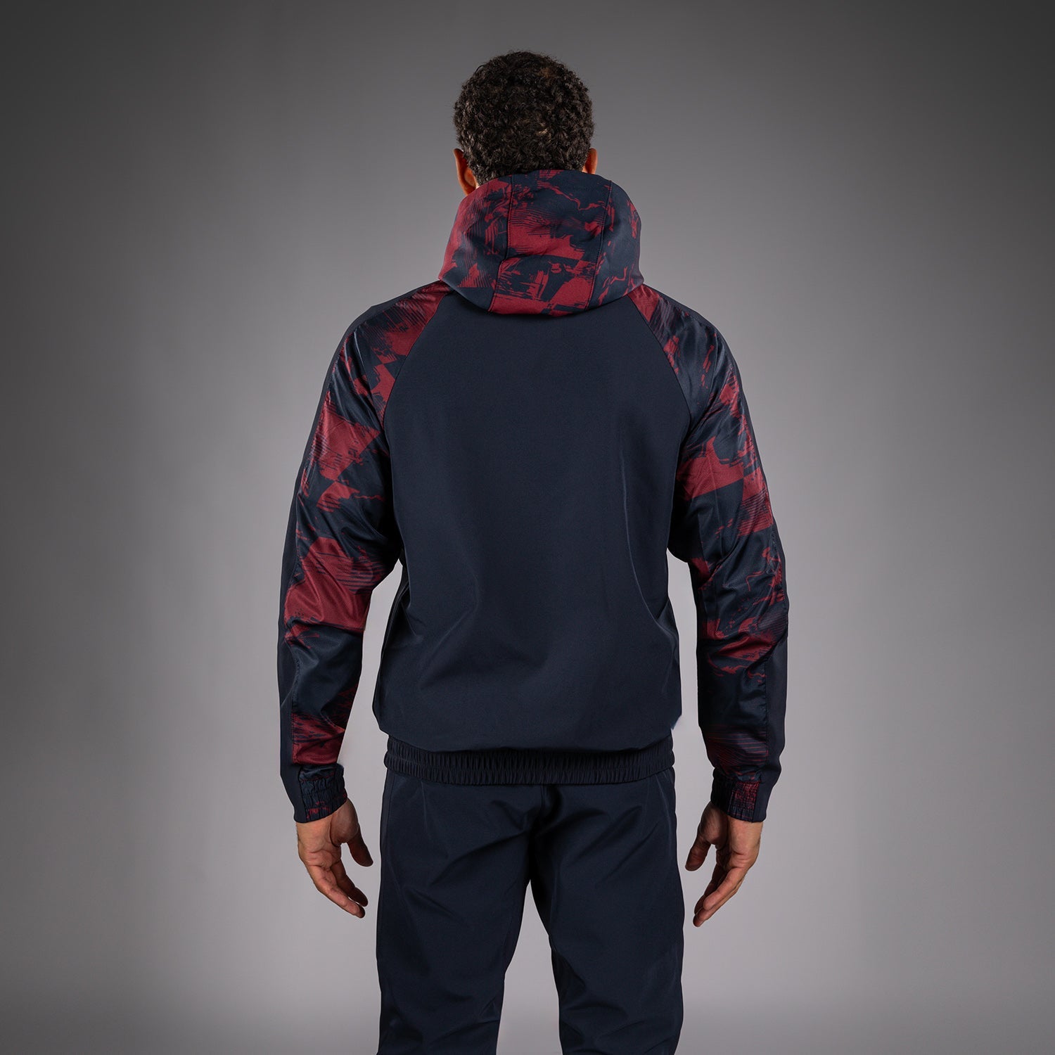 Men's UFC Zenith by Venum Burgundy Authentic Fight Week Zip Hoodie  product-type_Jackets Venum