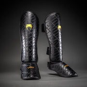 Venum Contender 1.5 XT 3D Shin Guards - Black/Gold  product-type_Shin guards Venum