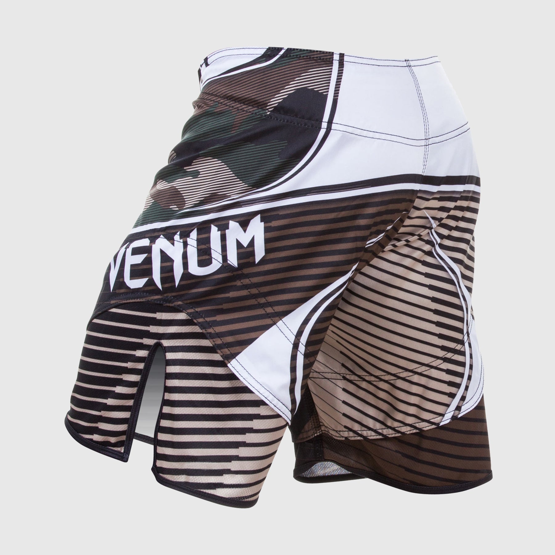 Venum Camo Hero Fightshorts - Green/Brown  product-type_MMA Shorts Venum