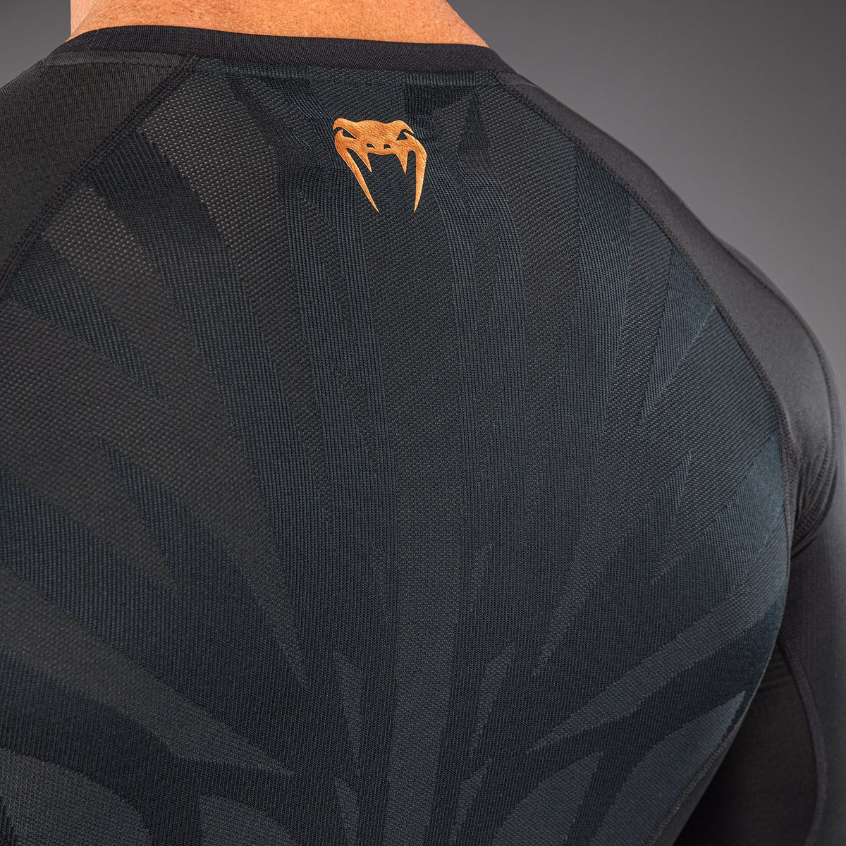 Venum G-Fit Revolution Long Sleeve Rashguard - Black/Copper  product-type_Compression T-Shirts Venum