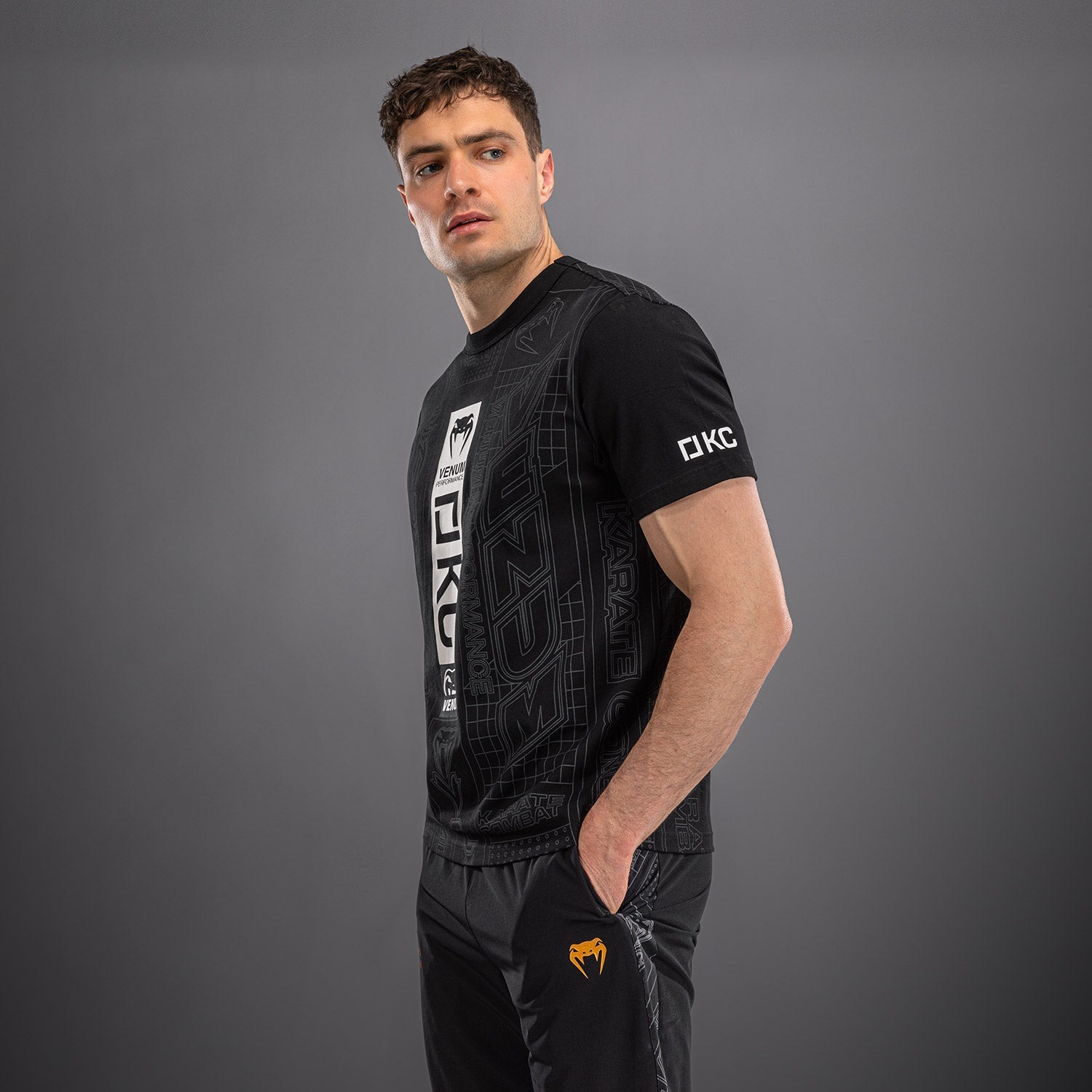 Karate Combat by Venum T-shirt - Black/Grey