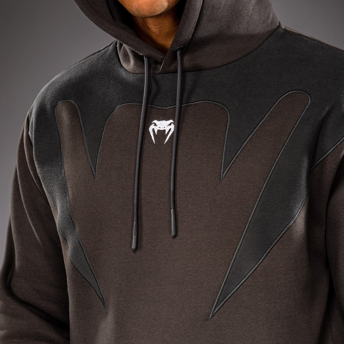 Venum Attack Fleece & Weave Hoodie - Grey  product-type_Sweatshirts Venum