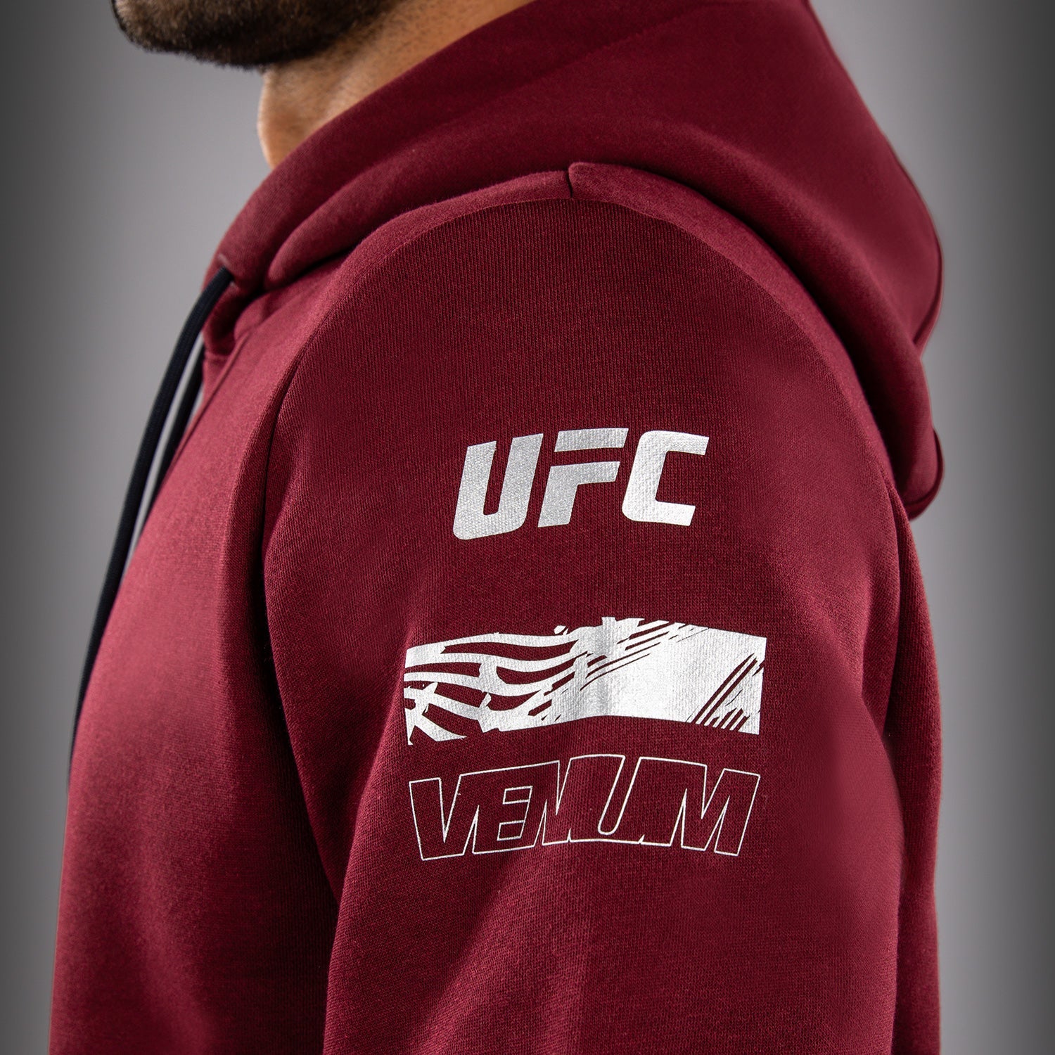 Men's UFC Zenith by Venum Burgundy Authentic Fight Week Pullover Hoodie  product-type_Sweatshirts Venum