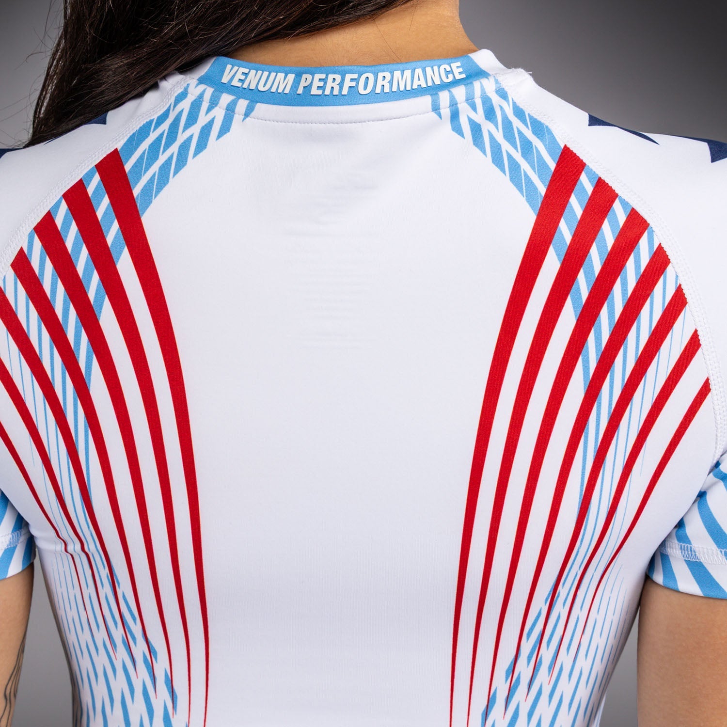 Women's UFC Freedom 250 by Venum Authentic Fight Night Short Sleeve Rashguard