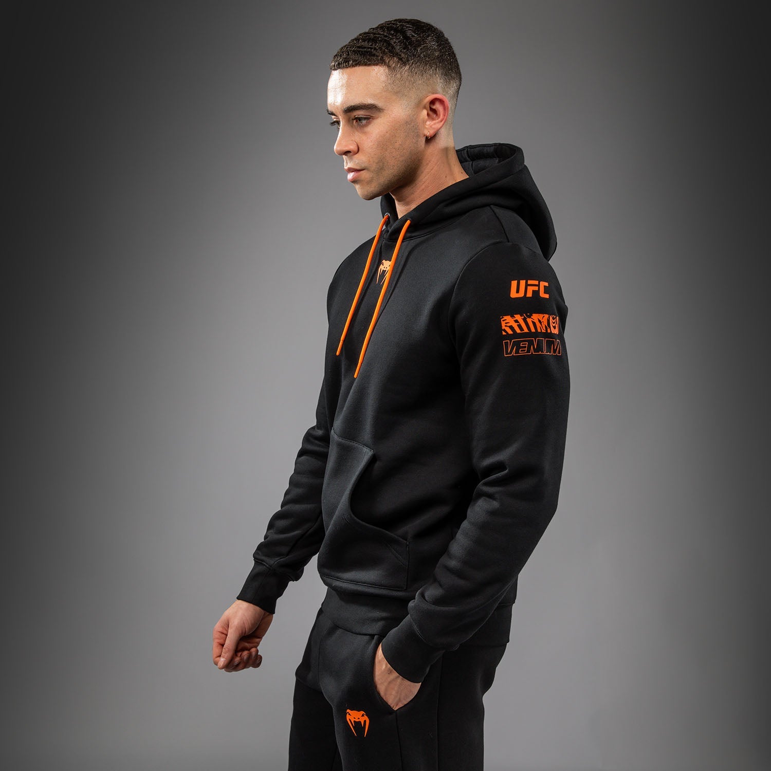Men's UFC Zenith by Venum Black Authentic Fight Week Pullover Hoodie  product-type_Sweatshirts Venum
