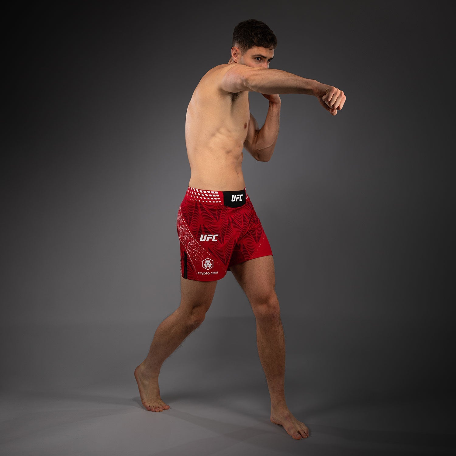 Men's UFC Zenith by Venum Red Authentic Fight Night Short Fit Fight Short Personalized