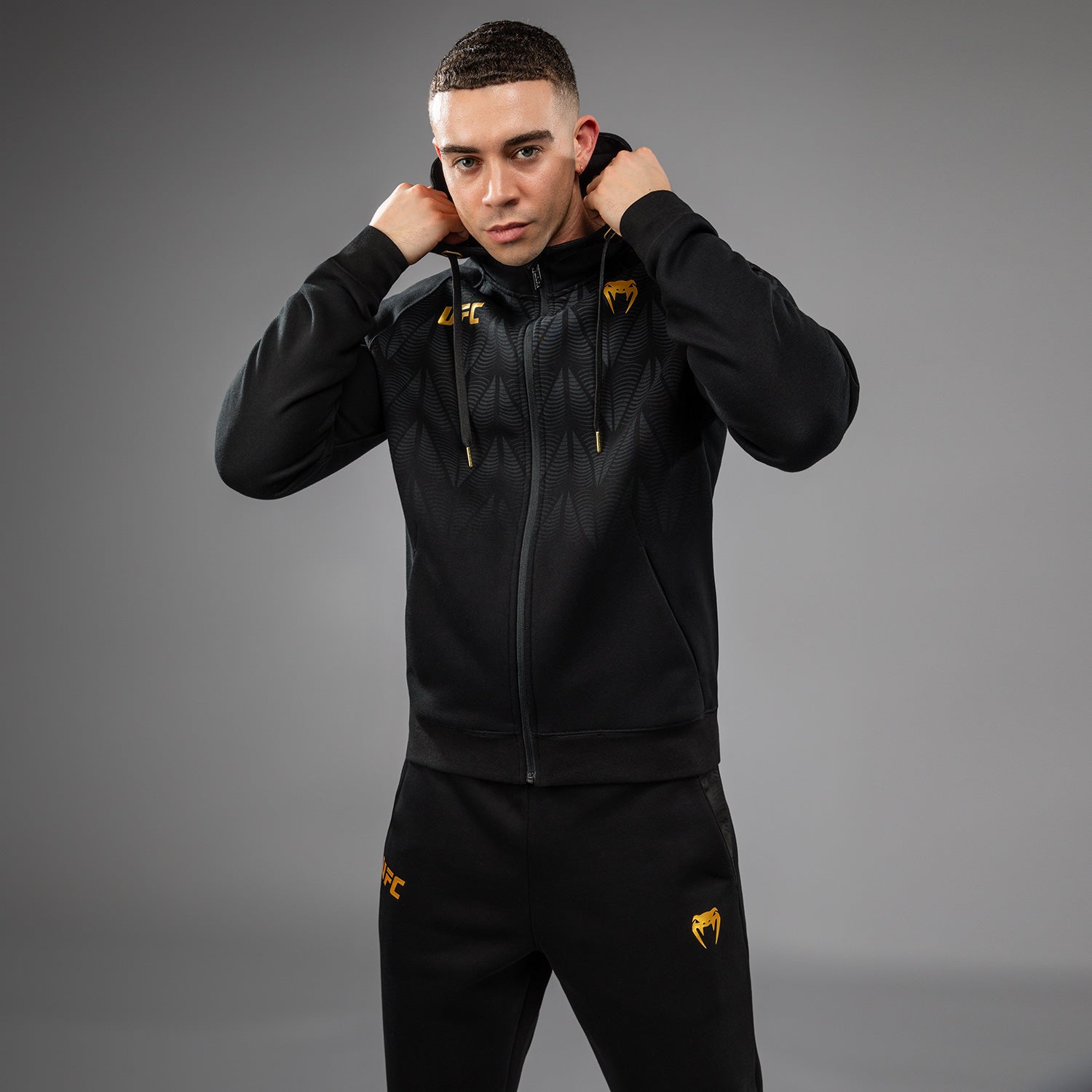 Men's UFC Zenith by Venum Replica Champion Zip Hoodie Personalized