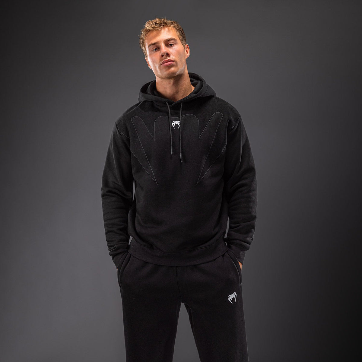 Venum Attack Fleece & Weave Hoodie - Black  product-type_Sweatshirts Venum