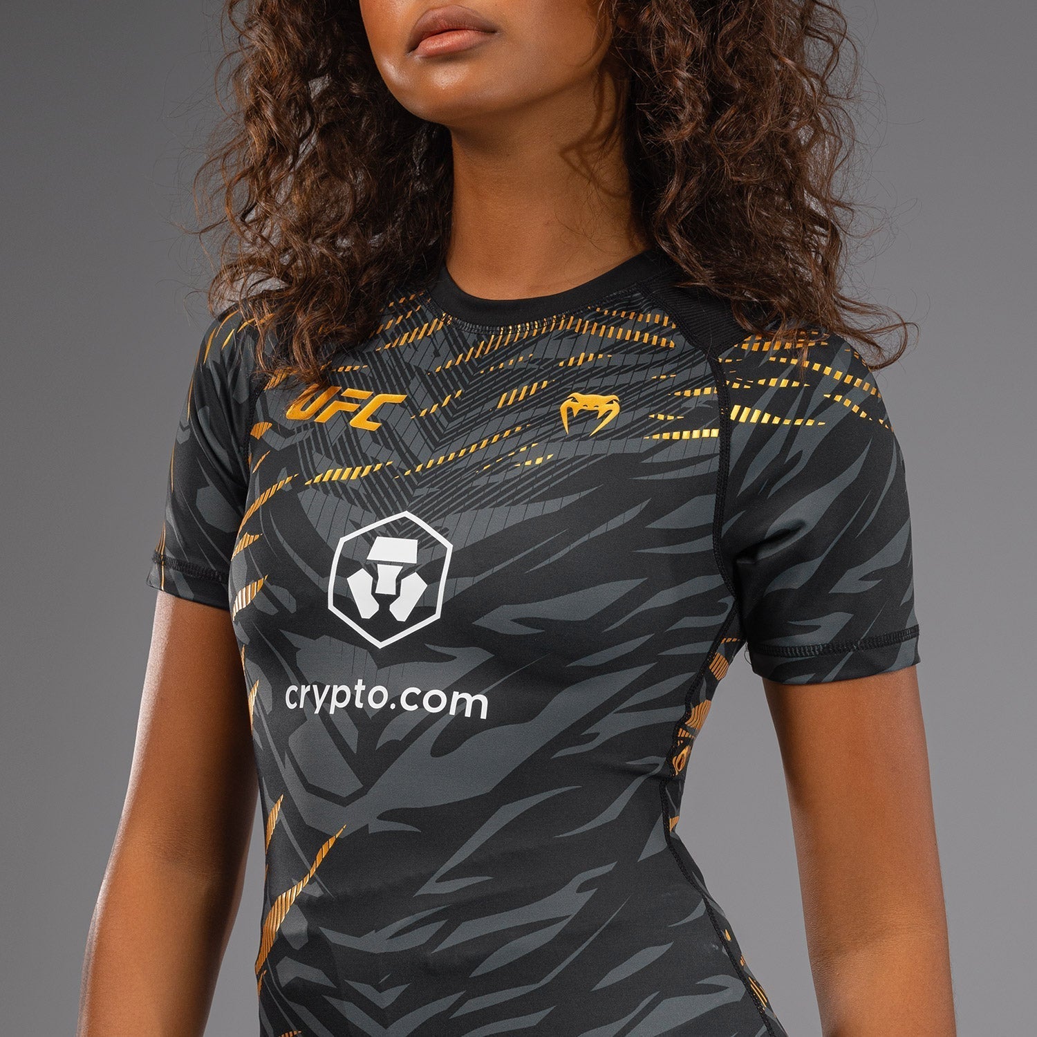 UFC Fusion by Venum Authentic Fight Night Women's Performance Short Sleeve Rashguard