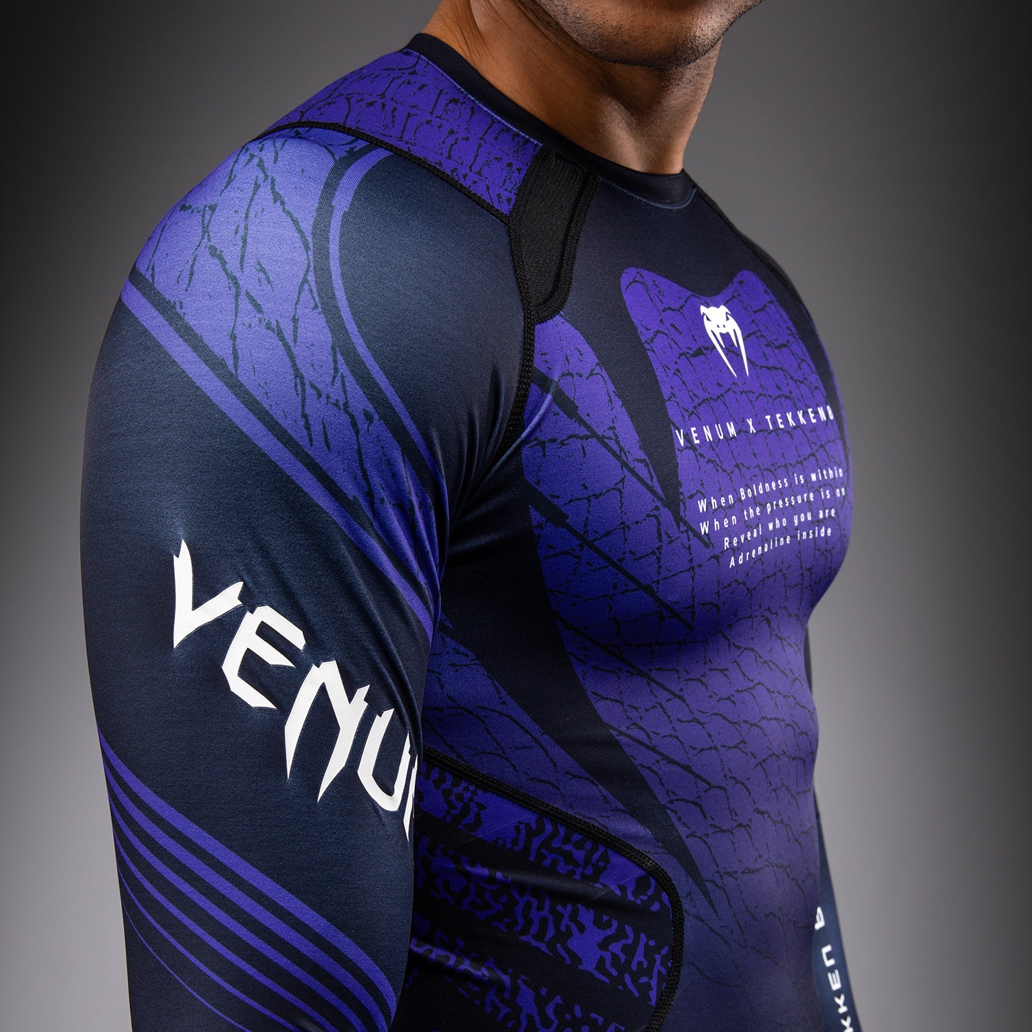 Venum x TEKKEN 8 Long Sleeve Rashguard - Kazuya