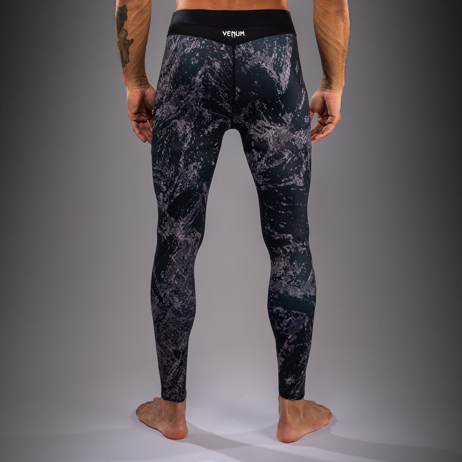 Venum Rage & Workout Compression Pants - Black/Grey  product-type_Compression Pants Venum