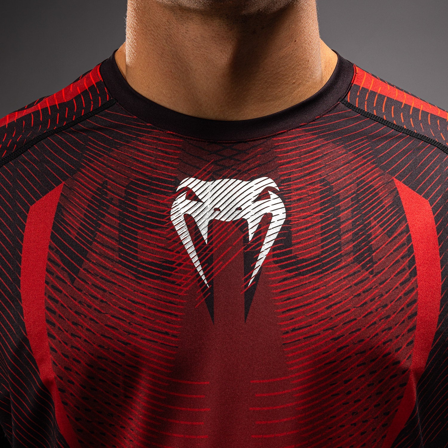 Venum Galactic 3.0 Dry Tech T-Shirt - Red/Silver  product-type_Dry Tech T-Shirts Venum