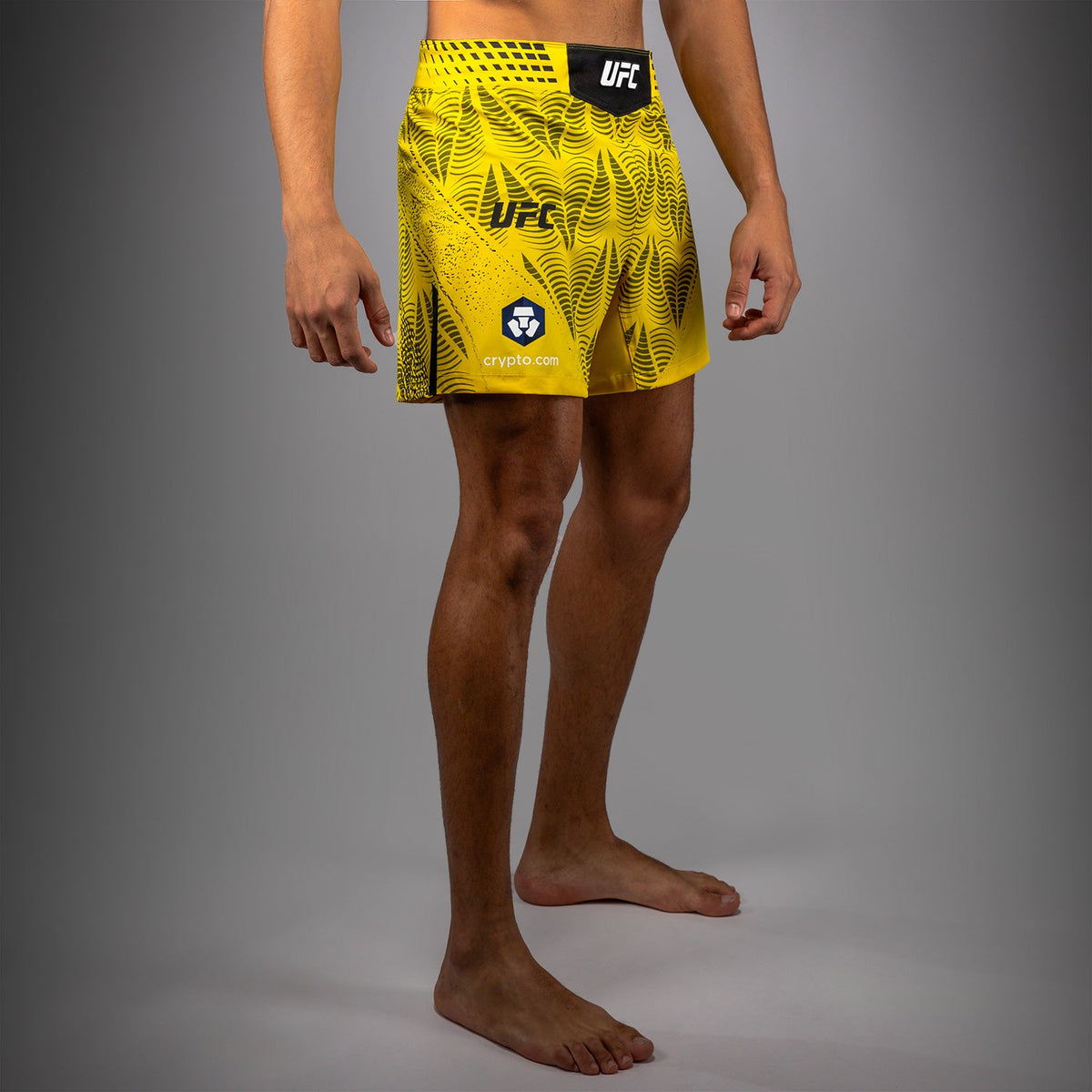 Men's UFC Zenith by Venum Yellow Authentic Fight Night Short Fit Fight Short  product-type_MMA Shorts Venum