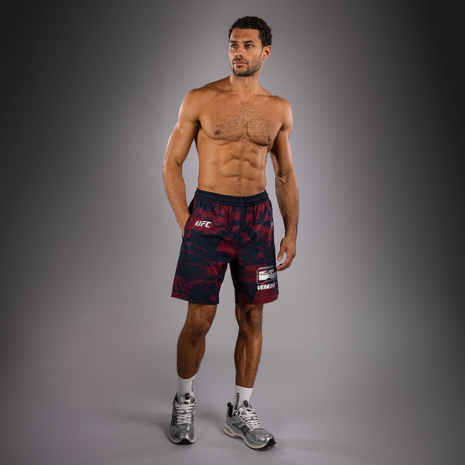 Men’s UFC Zenith by Venum Burgundy Authentic Fight Week Performance Short  product-type_Training shorts Venum